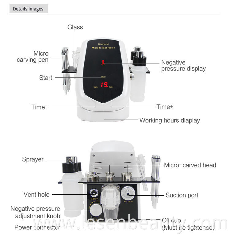 Peeling Pore Clean Microdermabrasion multifunctional facial machine